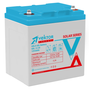 GEL 12V26AH гелевый аккумулятор VEKTOR 